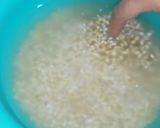A picture of step 1 of Mutton Harees / Hareesa.