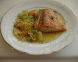 Foto del paso 10 de la receta: Salmón con puerros