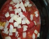 A picture of step 8 of My Slow cooked chicken Breasts and Button Mushrooms,😀.