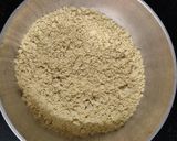 A picture of step 2 of Sattu powder paratha.