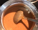 A picture of step 5 of Red Bell Peppers Dosa with Green Bell Peppers & Curd Chutney.