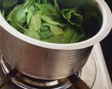 A picture of step 1 of Palak Paneer.