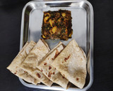 வெந்தயக்கீரை, உருளைக் கிழங்கு மசாலா ரெசிபி ஸ்டேப் 5 புகைப்படம்