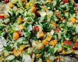Foto del paso 2 de la receta: Pizza de Harina de garbanzos al sartén