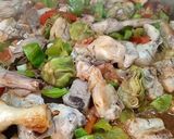 A picture of step 5 of Valencian Paella on Gas.