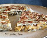 Foto del paso 8 de la receta: Tortilla de boniato y berenjena con Roquefort