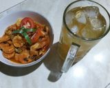Foto langkah ke 7 dari resep Udang pedes asam manis".