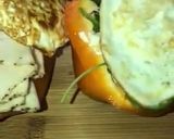 Foto del paso 3 de la receta: Sándwich de bell peppers con huevos estrellados