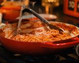 A picture of step 7 of Nonna Approved Spaghetti & Meatballs.