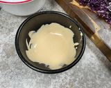 A picture of step 4 of Red Cabbage Okonomiyaki Fritter.