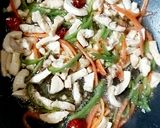 A picture of step 4 of Szechuan chicken.