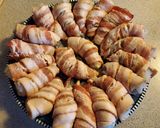 Foto del paso 3 de la receta: Camarones envueltos con tocino (momias)🌺