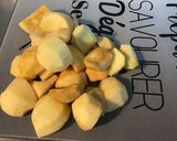 Une image de l'étape 2 de Compote de raisins, pommes et prunes.