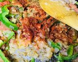 A picture of step 1 of Shakshuka.