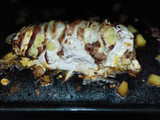 Cinta de lomo rellena con piña