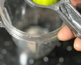 A picture of step 1 of Bangla’r Doi aar Lebu’r Ghol or Plain Yoghurt Lassi- Bong Style.