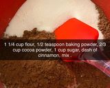 A picture of step 1 of Dr Pepper brownies.
