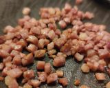 Baconos-sajtos omlett recept fázis 2 fotója