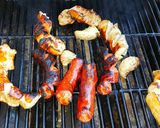 A picture of step 8 of Mike's Chicago Dogs & Beer Brats.