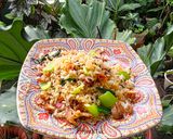 Foto langkah ke 4 dari resep Nasi Goreng Sei Sapi.