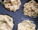 Foto del paso 5 de la receta: Muffins de verduras y corazón de queso