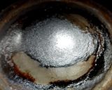 A picture of step 4 of Rava onion dosa (with leftover dosa batter).