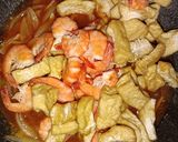 Foto langkah ke 5 dari resep Udang Tahu Asam Manis.