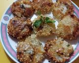 A picture of step 7 of Sabudana tikki.