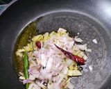 A picture of step 3 of Chana Saag Fry.