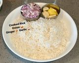A picture of step 1 of Pizza 🍕 Rice 🍚 Bowl 🥣.