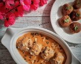 A picture of step 6 of Soya Paneer kofta curry.