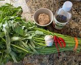 Hình bước làm 1 của món Rau muống ngâm chua ngọt
