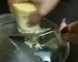 A picture of step 1 of Sweet potato kheer.