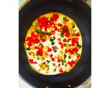 रंगीन बेसन पिज़्ज़ा (rangeen besan pizza recipe in Hindi) रेसिपी चरण 3 फोटो