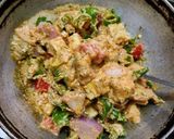 A picture of step 2 of Kadai Paneer.