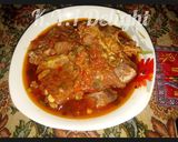 A picture of step 5 of Chicken pepper soup.