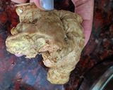 A picture of step 5 of Mocha(banana flower) narikel (coconut) chochori.
