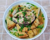Hình bước làm 6 của món Bún Cá Ngừ, Chả Cá