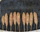 A picture of step 3 of Beef Kofta Kebabs.