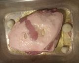 A picture of step 3 of Roasted Pork Roast with Onions.