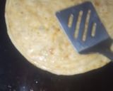 A picture of step 6 of Cheesy chicken paratha 😋😋😋.