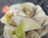 Foto del paso 1 de la receta: Batido - helado de plátano, manzana y crema de cacahuate 🍧