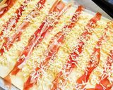 Csavart feketeerdei sonkás-sajtos rúd recept fázis 3 fotója
