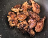 A picture of step 2 of Filipino Chicken Adobo.