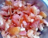 A picture of step 1 of Kadhai keema.