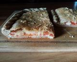 Foto del paso 5 de la receta: Tarta napolitana de jamón, queso y tomate con masa integral