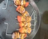 ग्रिल्ड बारबीक्यू चिली सॉस पनीर (Grilled barbeque chilly sauces paneer recipe in hindi) रेसिपी चरण 9 फोटो