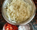 A picture of step 1 of Bread masala toast.
