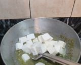 A picture of step 7 of DHANIA PANEER without ONION GARLIC....