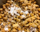 A picture of step 3 of ChanaTikkis -healthy & tasty.